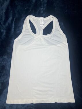 Fabletics White Racerback Tank - Performance Active Top